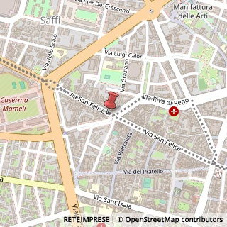 Mappa Via San Felice, 78, 40122 Bologna, Bologna (Emilia Romagna)