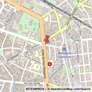 Mappa Via Faustino Malaguti, 2/A, 40126 Bologna, Bologna (Emilia Romagna)