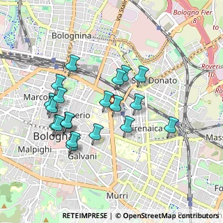 Mappa Via Faustino Malaguti, 40126 Bologna BO, Italia (0.878)