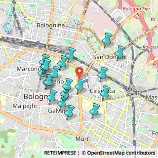 Mappa Via Faustino Malaguti, 40126 Bologna BO, Italia (0.897)