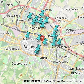 Mappa Via Faustino Malaguti, 40126 Bologna BO, Italia (1.55944)