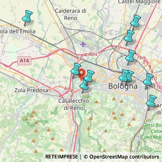 Mappa Via Leonardo Da Vinci, 40133 Bologna BO, Italia (4.98636)