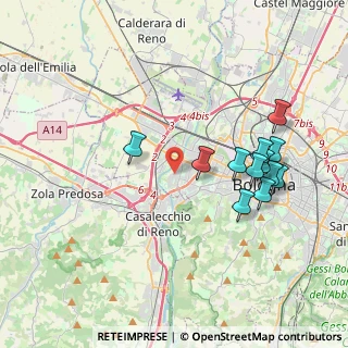 Mappa Via Leonardo Da Vinci, 40133 Bologna BO, Italia (3.92583)