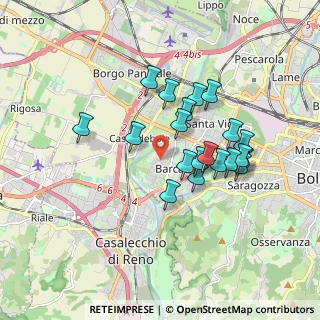Mappa Via Leonardo Da Vinci, 40133 Bologna BO, Italia (1.5465)