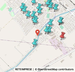 Mappa Via Goffredo Mameli, 48011 Alfonsine RA, Italia (0.5685)