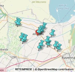 Mappa Via Goffredo Mameli, 48011 Alfonsine RA, Italia (5.94813)