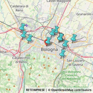 Mappa Bologna, 40122 Bologna BO, Italia (3.09583)