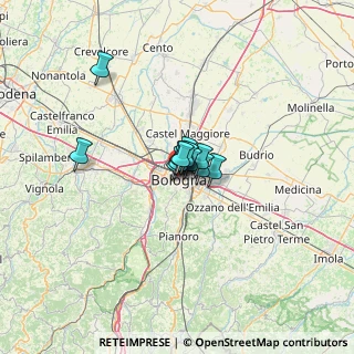 Mappa CAP, 40122 Bologna BO, Italia (5.42167)