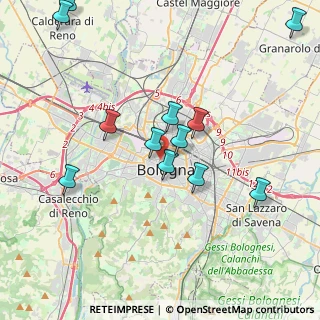 Mappa CAP, 40122 Bologna BO, Italia (4.26167)