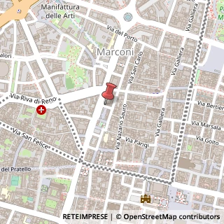 Mappa Via Giuseppe Grabinski,  1, 40122 Bologna, Bologna (Emilia Romagna)