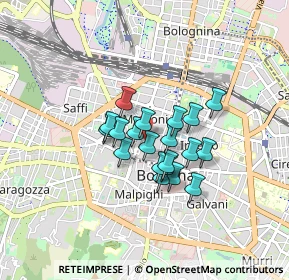 Mappa CAP, 40122 Bologna BO, Italia (0.57)