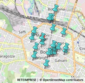 Mappa CAP, 40122 Bologna BO, Italia (0.7895)