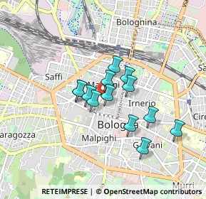 Mappa CAP, 40122 Bologna BO, Italia (0.63)