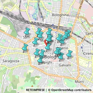 Mappa CAP, 40122 Bologna BO, Italia (0.6845)