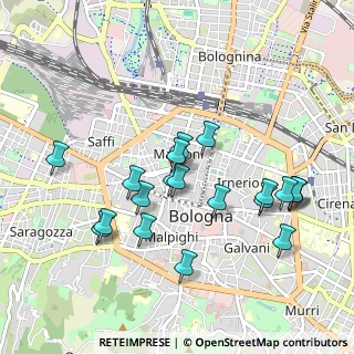Mappa CAP, 40122 Bologna BO, Italia (0.96)