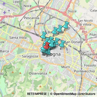 Mappa CAP, 40122 Bologna BO, Italia (0.75313)