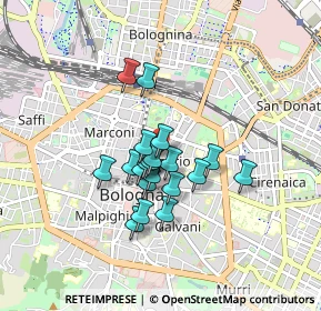 Mappa Via delle Moline, 40126 Bologna BO, Italia (0.6155)