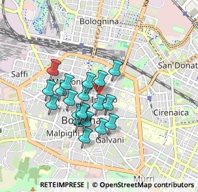 Mappa Via delle Moline, 40126 Bologna BO, Italia (0.6985)
