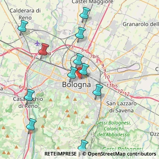 Mappa Via delle Moline, 40126 Bologna BO, Italia (4.66909)