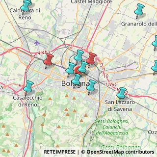 Mappa Via delle Moline, 40126 Bologna BO, Italia (4.90857)