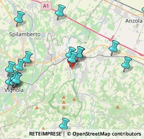 Mappa Viale dei Martiri, 40053 Valsamoggia BO, Italia (5.7695)