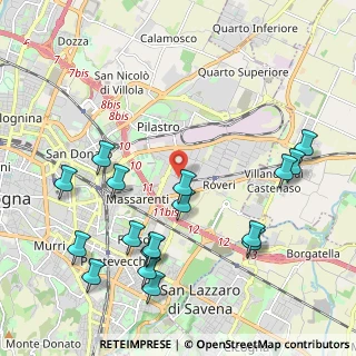 Mappa Via del Carrozzaio, 40138 Bologna BO, Italia (2.45471)