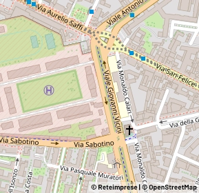 Mappa Viale Giovanni Vicini, 40141 Bologna BO, Italia (0.092)