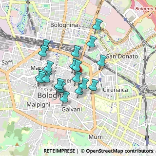 Mappa Via XX Ottobre, 40126 Bologna BO, Italia (0.7525)
