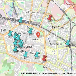 Mappa Via XX Ottobre, 40126 Bologna BO, Italia (1.35267)