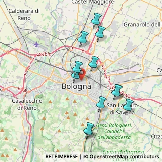 Mappa 40126 Bologna BO, Italia (3.9725)
