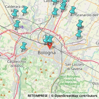 Mappa 40126 Bologna BO, Italia (5.82571)