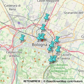 Mappa 40126 Bologna BO, Italia (3.05273)