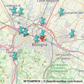 Mappa 40126 Bologna BO, Italia (4.83091)
