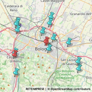 Mappa 40126 Bologna BO, Italia (4.884)