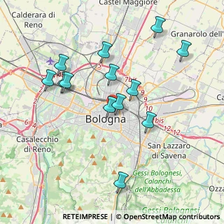 Mappa 40126 Bologna BO, Italia (3.83308)