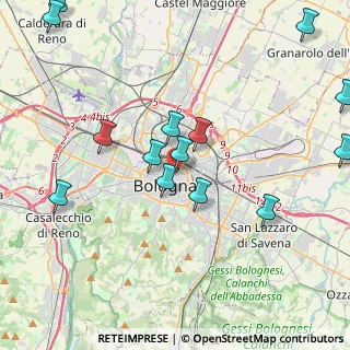Mappa 40126 Bologna BO, Italia (4.905)