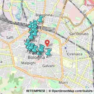 Mappa 40126 Bologna BO, Italia (0.8255)