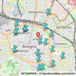 Mappa 40126 Bologna BO, Italia (1.2395)