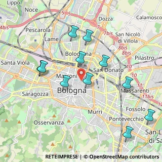 Mappa 40126 Bologna BO, Italia (2.08636)