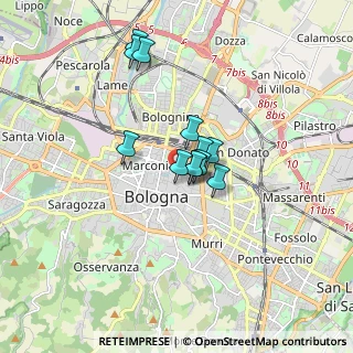 Mappa 40126 Bologna BO, Italia (1.205)