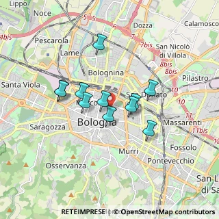 Mappa 40126 Bologna BO, Italia (1.36273)