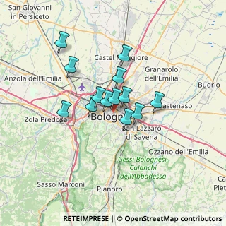 Mappa 40126 Bologna BO, Italia (4.88385)