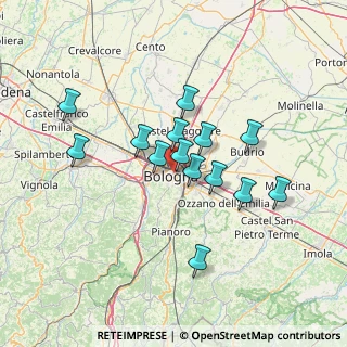 Mappa 40126 Bologna BO, Italia (11.765)