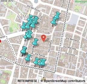 Mappa Via Dè Preti, 40121 Bologna BO, Italia (0.244)