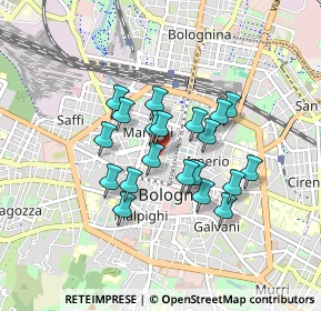 Mappa Via Dè Preti, 40121 Bologna BO, Italia (0.6755)