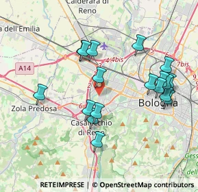 Mappa Via Alessandro Scorzoni, 40133 Bologna BO, Italia (3.89833)