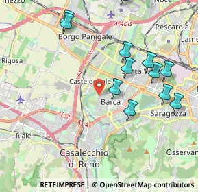 Mappa Via Alessandro Scorzoni, 40133 Bologna BO, Italia (2.2175)