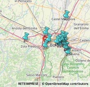 Mappa Via Alessandro Scorzoni, 40133 Bologna BO, Italia (5.53313)