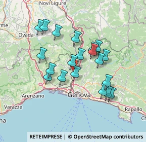 Mappa Via Coni Zugna, 16164 Genova GE, Italia (12.5515)