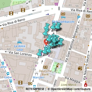 Mappa Via Guglielmo Marconi, 40100 Bologna BO, Italia (0.03115)